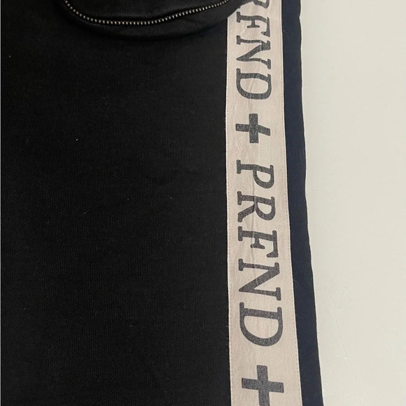 Profound Aesthetic Mens jogging PRFND Tape Track Sweatpants Black small - Picture 8 of 13